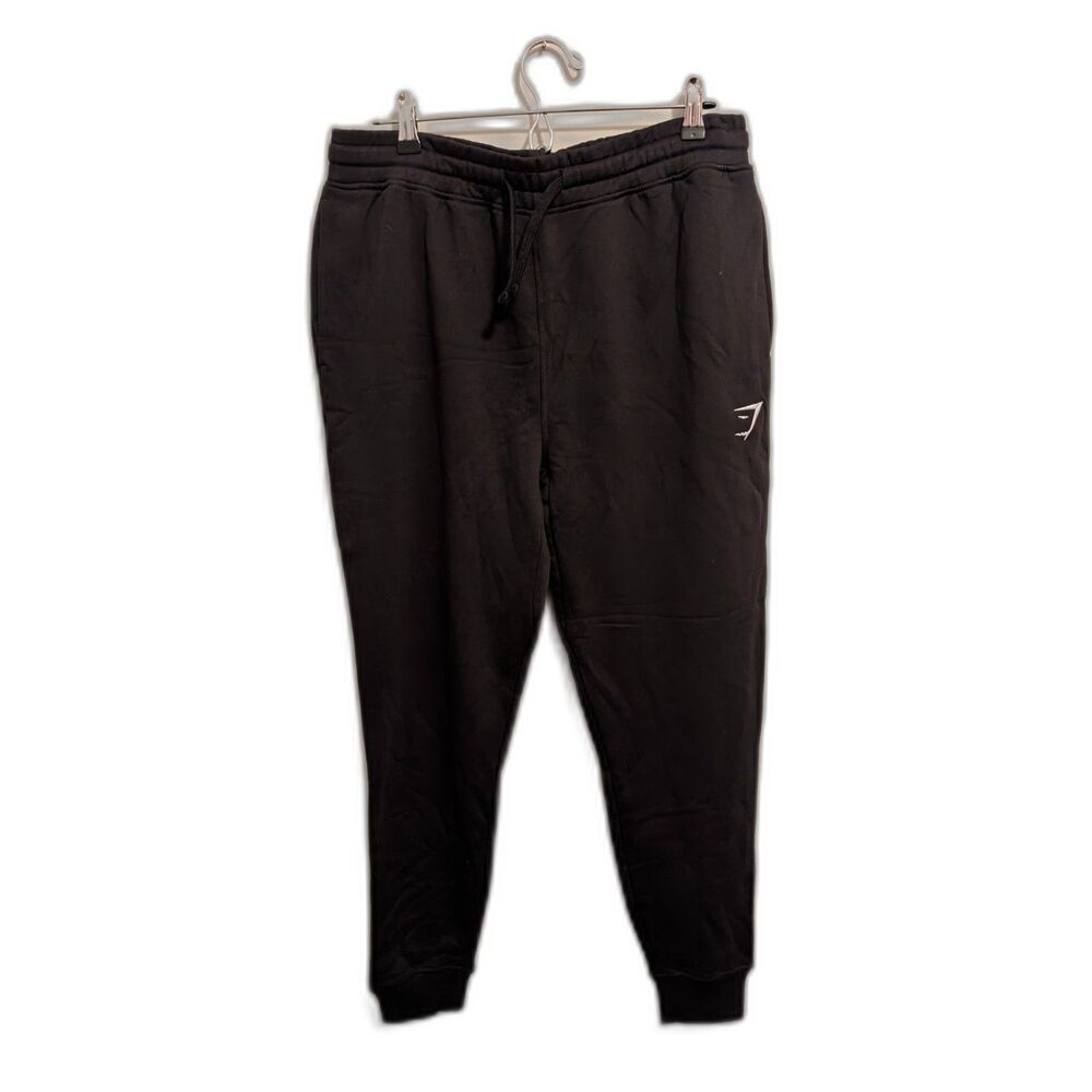 Gymshark Men's Crest Joggers -Black- Size L